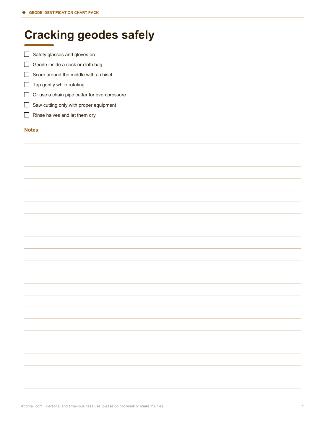 Preview of the first page of Cracking guide